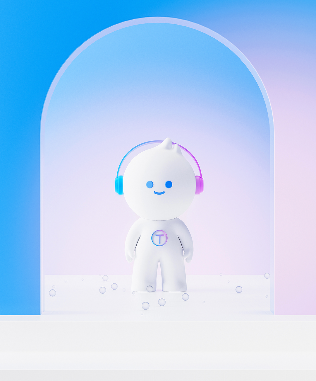 天娛數(shù)科吉祥物“小天”今日正式亮相(圖1)